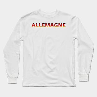 Drapeau Allemagne Long Sleeve T-Shirt